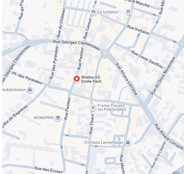 Plan d'accès au cabinet